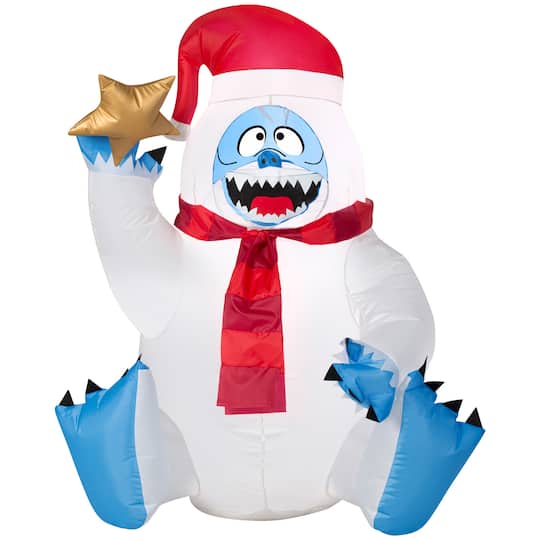 3ft. Airblown&#xAE; Inflatable Christmas Sitting Bumble Holding Star